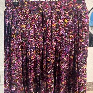 Colorful Abstract Print Women's Skirt